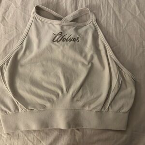 Darc Sport Cream Halter Sports Bra